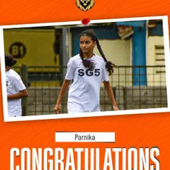 We are thrilled to announce that our player Parnika has been selected for the Maharashtra Sub Junior Girls Team. This is a huge step in her football journey.