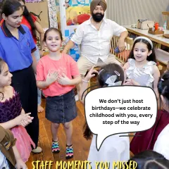 We don't just host birthdays, we celebrate childhood with you. My team is there every step of the way to ensure a joyful experience.