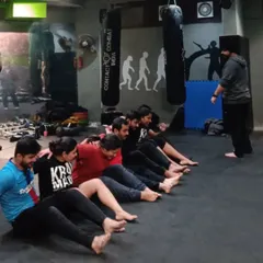 A team-building drill where participants work together to perform a coordinated exercise. This builds physical strength and reinforces the importance of teamwork and mutual support, which is vital in a crisis.