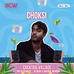 My official artist flyer for the India Cocktail Week in Mumbai. It was awesome to be part of a lineup celebrating great music and cocktails at Jio World Garden.