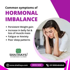 Hormonal imbalance can manifest in many ways, including persistent weight gain, fatigue, anxiety, and poor sleep. I help identify these symptoms and create a plan to restore your body's natural balance.