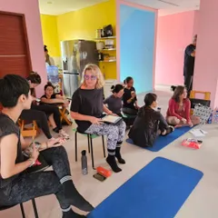Getting into the theory behind the movement. A behind the scenes look at a workshop where we dive deep into the science of Pilates.