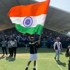 There is no feeling quite like holding the tricolor high after a hard-fought victory on home soil. This is the culmination of all the hard work, dedication, and team spirit during the Davis Cup.