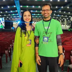 Volunteering for the Save Soil movement with my wife. This global initiative by Sadhguru is crucial for the future of our planet.