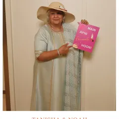 Capturing the pure joy of a sangeet with one of our favorite props. We provide a wide array of fun, quirky, and culturally relevant props that encourage guests of all ages to let loose and create hilarious, memorable photos.