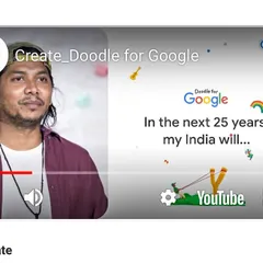 "In the next 25 years, my India will..." A prompt from the "Doodle for Google" contest that I helped promote.