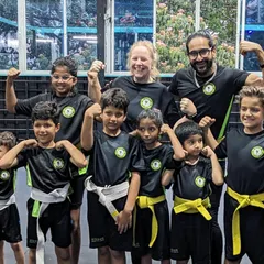 Little fighters, big dreams. These are some of our young warriors in the making after another great class.