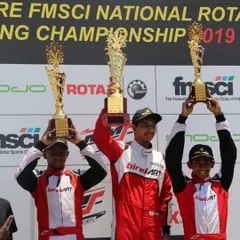This is the result of our program. Our drivers locking out the podium at the FMSCI National Karting Championship 2019, showcasing the complete dominance of our team and training methodology.