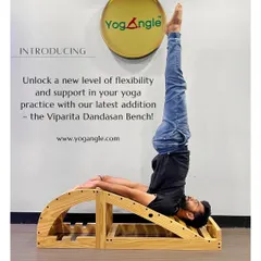 The Viparita Dandasana Bench is another one of our specialized props designed for deep, supported backbends. It helps open the chest and thoracic spine safely, making it an excellent therapeutic tool for improving posture and releasing tension.