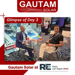 Our team engaging with partners and innovators on Day 3 of the RE+ Expo in Las Vegas. These connections reinforce our commitment to advancing renewable energy worldwide.
