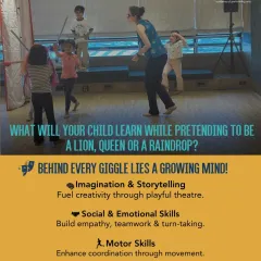 What does a child learn while pretending to be a lion or a queen? Behind every giggle lies a growing mind, developing imagination, emotional skills, and confidence. This is the magic of our Drama Lab.