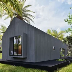 We believe architecture should be in conversation with its surroundings. This concept for an artist's residence, with its simple, monolithic form and large windows, is designed to be a quiet sanctuary that embraces the natural landscape, allowing creativity to flourish in a calm, light-filled environment.