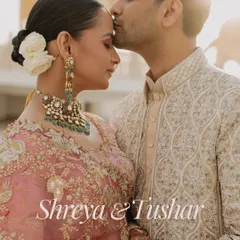 An intimate moment between Shreya and Tushar, bathed in the golden light of Jaipur. We believe the most powerful portraits are often the quietest, capturing the gentle chemistry and unspoken connection between two people. This is the delicate, timeless romance we strive to capture.