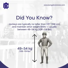 Did you know about the strict physical requirements for jockeys? These elite athletes maintain a specific height and weight to be at the top of their game.