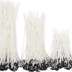 I sell cotton wicks in convenient bundles of various sizes. This ensures you always have the right size on hand for any project, from small tea lights to large jar candles.