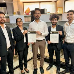 The May batch of interns proudly holding their certificates. This is a testament to their hard work and the successful completion of our demanding program.