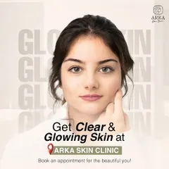 It's time to get clear and glowing skin at Arka Skin Clinic. Book an appointment for the beautiful you that is waiting to shine.