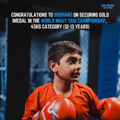 This is what real grit looks like. I'm proud to have coached Siddhant to a gold medal at the WMF World Muaythai Championship. We don't just train for fun; we train to conquer.