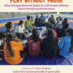 No girl should have to press pause on her dreams. Our 'Play Without Pause' initiative is India's first menstrual health and sports pilot, designed to educate and empower young female athletes to train with confidence, not fear, every day of the month.
