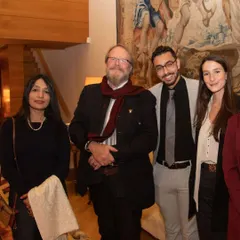 With fellow legal professionals at an event hosted by the Ambassador of Spain to the US. We discussed the expansion of international law beyond commercial matters into transnational organized crime, which presents unique jurisdictional challenges.
