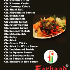 Our catering menu also includes a diverse range of fried and specialty chicken starters. Options include Chicken Russian Cutlets, Spring Rolls, Fried Wontons, and various chicken satay and stick preparations.