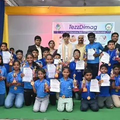 Success is a habit we build at Tezz Dimag. Here are the proud winners from our Abacus Championship in Orissa, holding their well-deserved trophies and certificates. Every child here is a champion of their own potential.
