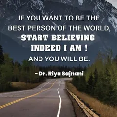 A simple yet powerful truth I share with my students. If you want to be the best, you must first start believing that you are.