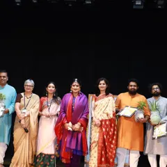 A group photo with my accompanying musicians and the school hosts. A successful lec-dem is always a team effort.