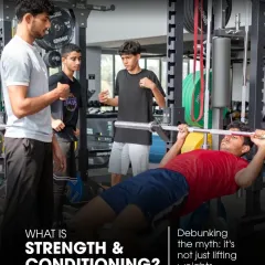 Debunking the myth that Strength & Conditioning is just about lifting weights. We combine strength, power, speed, and mobility to build complete athletes.