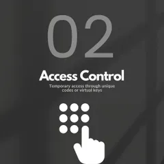 Reason 2: Access Control. I can help you grant temporary access to guests or service professionals using unique codes or virtual keys, ensuring they only get in when you want.