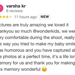 I'm so happy you loved the pictures, Varsha. Making a baby smile is one of the best parts of my job, and I'm thrilled I could capture those perfect, lifelong memories for your family.