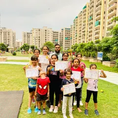 Look at these happy faces. My students proudly displaying their medals and certificates after a successful competition held at our outdoor training grounds.