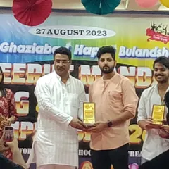 Feeling grateful to have been felicitated by the Dance Sports Association of Bharat. It's always humbling to be recognized for my contribution to the dance community.