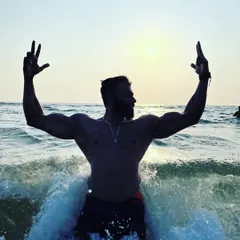 Success always follows hard work. Celebrating the grind with some time to relax and recharge by the sea.