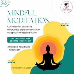 We host dedicated meditation sessions like DHYANA SADHANA to teach the fundamentals of meditation and its relevance in modern life, open to all levels.