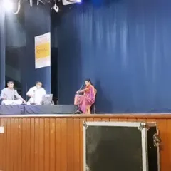 A view from the audience's perspective in Pune, with the full live orchestra on stage. The energy exchange between the performers and the rasikas (audience) is what makes a live concert special.