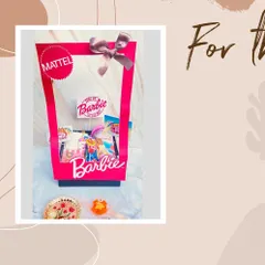 A fabulous Rakhi for a Barbie fan. This themed hamper comes in a stylish pink box and is filled with goodies for a special sister.
