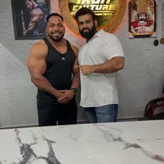 Another shot with my Guruji. His guidance is my strength.