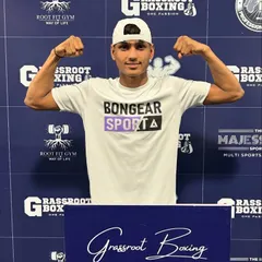 Our coaching team is made of professional, active fighters. This is one of our boxers, ready for competition. You learn from people who are actively testing their skills in the ring.