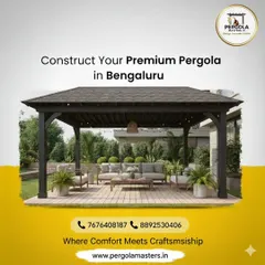 We construct premium gazebos that become the centerpiece of any garden. This shingle-roof structure offers a comfortable and stylish space for outdoor living, embodying our commitment to craftsmanship and comfort.