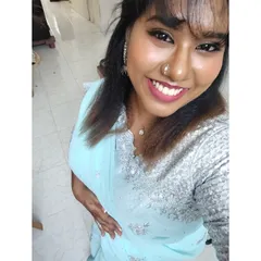 My first time wearing a saree, a special birthday gift. This selfie captures the joy and excitement of that moment.