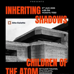Poster for 'Inheriting Shadows', a spoken word performance by the Non-Aligned Poets Collective.
