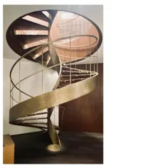 We believe details make the project. This spiral staircase is more than a way to move between floors; it is a sculpture of aged brass, a ribbon of metal crafted to be as satisfying to the hand as it is to the eye.