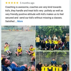 This parent's review says it all: "Coaches are very kind... they handle and treat kids very politely as well as very friendly." We create a secure and positive atmosphere for all our players.