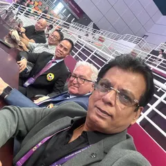 A selfie with my friends and colleagues, who are key officials in the World and Asian Karate Federations. These strong personal relationships help create more opportunities for our Indian athletes.