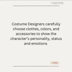 In films, costume designers carefully choose clothes, colors, and accessories to show a character's personality, status, and emotions. Your wardrobe can do the same for you.