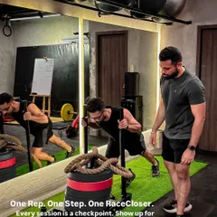 One rep at a time. I am here to personally guide you, ensuring your form on exercises like the sled push is perfect to maximize power and prevent injury.