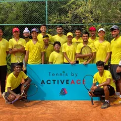 The team at our South Delhi academy. This photo represents new beginnings and our commitment to providing top-tier tennis training with a strong sense of community.