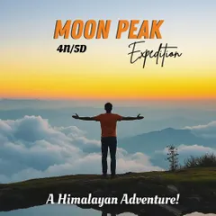 The Moon Peak Expedition is a 5-day Himalayan adventure that takes you above the clouds for some truly magical views.