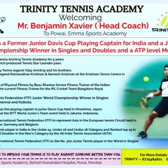 We are proud to have Mr. Benjamin Xavier as our Head Coach at Powai. His experience as a former Junior Davis Cup Captain and ATP level player, along with training under legends, brings a world-class standard of tennis coaching and fitness to our academy.